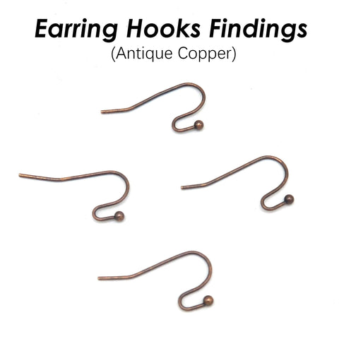 100 x Bulk Wholesale Earring Hooks Silver Gold Bronze Copper Hypoallergenic Earring Wire Findings for Jewelry Making