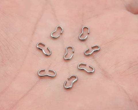 3 Shaped Connectors Gold Silver For Jewelry Making, Buckle Clasp Connectors Findings for Chain Necklace or Bracelet