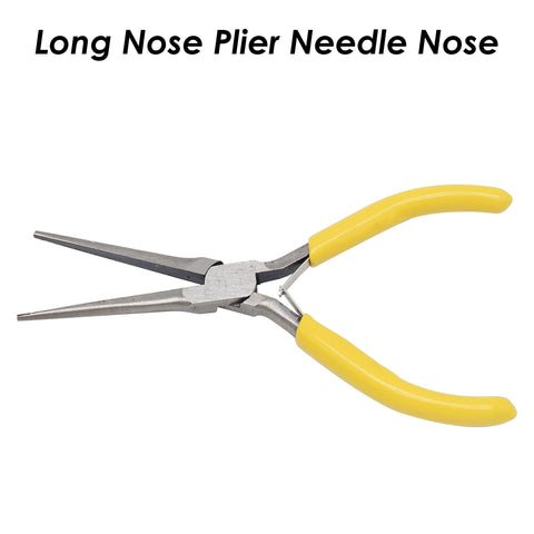 Long Nose Pliers 6 Inch, Needle Nose Pliers with Comfort Handle for Jewelry Making, Jewelry Making Tool