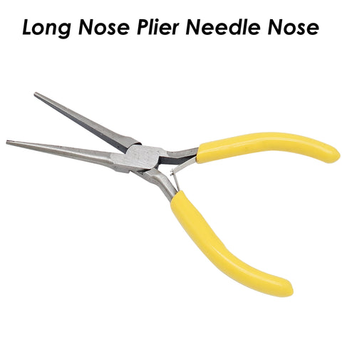 Long Nose Pliers 6 Inch, Needle Nose Pliers with Comfort Handle for Jewelry Making, Jewelry Making Tool