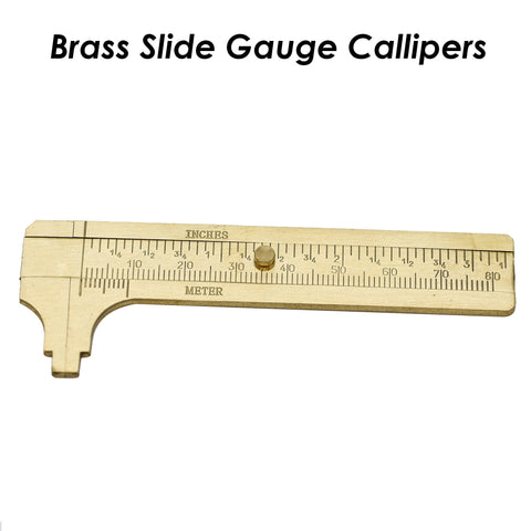 Brass Sliding Gauge Caliper Millimeter Bead Measuring Tools, Slide Guge, Slide Callipers