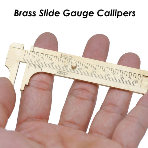 Brass Sliding Gauge Caliper Millimeter Bead Measuring Tools, Slide Guge, Slide Callipers