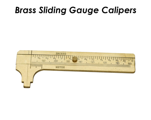 Brass Sliding Gauge Caliper Millimeter Bead Measuring Tools, Slide Guge, Slide Callipers