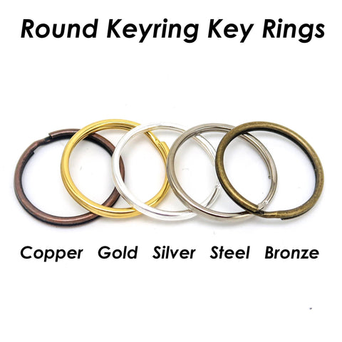 100 Wholesale Keychain Supplies Gold Silver Bronze Copper, Swivel Clip Key Clasp, Swivel Hook Snap Fob for Key Chain Making for Men Women