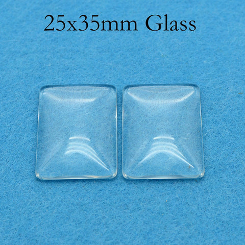 25x35mm Rectangle Pendant Tray, 25x35mm Bezel Pendant Setting for Cabochon or Epoxy, Rectangle Pendant Blanks for Jewelry Making