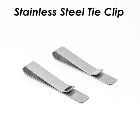 Stainless steel Tie Clip Blanks, Tie Clip Gold Silver, Blank Tie Bar, Stamping Blanks, Tile Clip for Personalize Making