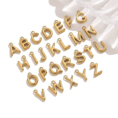 Custom: Stainless Steel Letter Charms