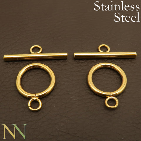 Stainless Steel Toggle Clasp Gold Silver Wholesale Jewelry Findings Toggle Clasps for Necklace or Bracelet Making