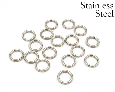 Stainless Steel Jump Rings Gold Silver, Wholesale Lobster Clasp Stainless Steel, Tarnish Free Jewelry Findings Supplies for Jewelry Making