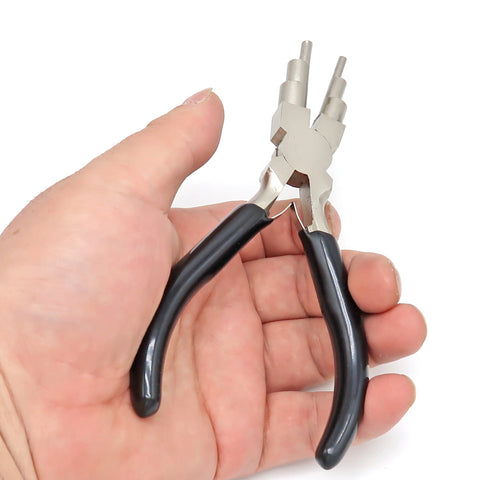 6 Step Wire Looping Pliers, Bail Making Pliers, DIY Beading Tools, Wire Bending Tool for Jewelry Making