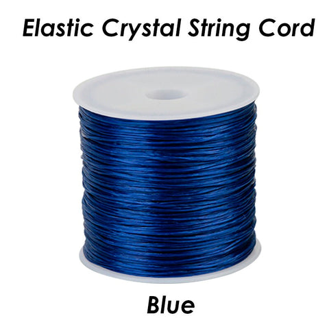 Elastic Stretch String 0.8mm, 50 Meters 1 Roll High Quality Stretchy Crystal String Cord for Jewelry Making Bracelet Beading Thread