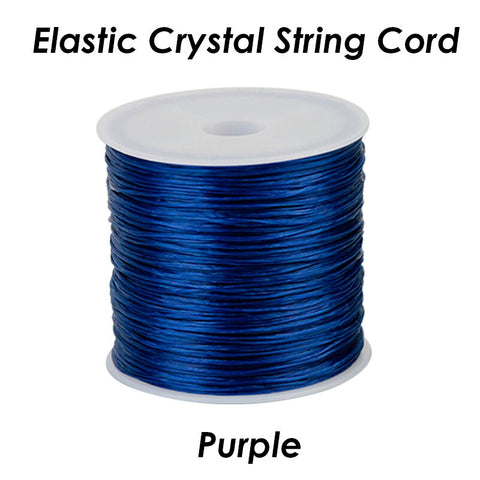 Elastic Stretch String 0.8mm, 50 Meters 1 Roll High Quality Stretchy Crystal String Cord for Jewelry Making Bracelet Beading Thread