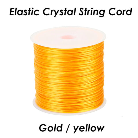 Elastic Stretch String 0.8mm, 50 Meters 1 Roll High Quality Stretchy Crystal String Cord for Jewelry Making Bracelet Beading Thread