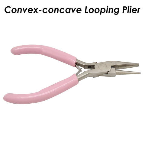 Convex-concave Pliers, Round Nose Pliers, Wire Looping Pliers for Wire Looping and Bending Tool, Mini Pliers for DIY Jewelry Making Tool