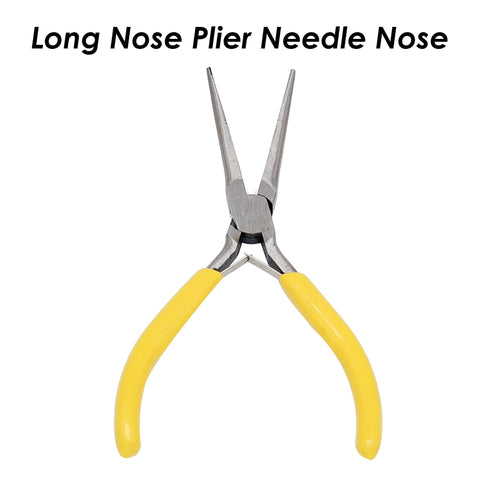 Long Nose Pliers 6 Inch, Needle Nose Pliers with Comfort Handle for Jewelry Making, Jewelry Making Tool