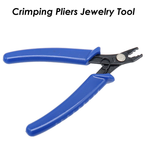 Crimping Pliers for Crimp Beads & Tubes, Crimp Pliers with Angled Nose, Pliers for Crimp Beads, DIY Jewelry Making Tools