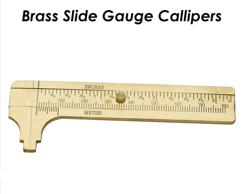 Brass Sliding Gauge Caliper Millimeter Bead Measuring Tools, Slide Guge, Slide Callipers