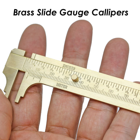Brass Sliding Gauge Caliper Millimeter Bead Measuring Tools, Slide Guge, Slide Callipers