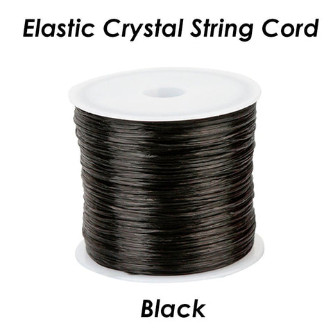 Elastic Stretch String 0.8mm, 50 Meters 1 Roll High Quality Stretchy Crystal String Cord for Jewelry Making Bracelet Beading Thread