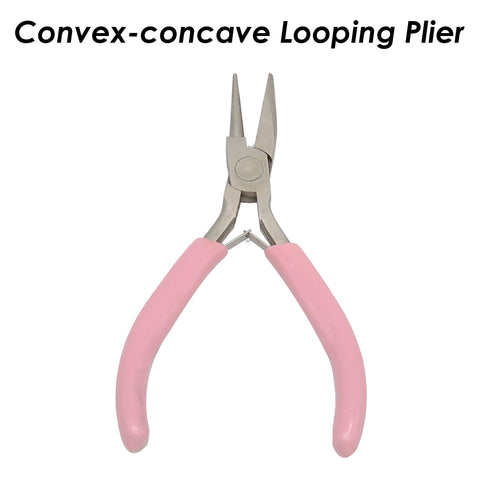 Convex-concave Pliers, Round Nose Pliers, Wire Looping Pliers for Wire Looping and Bending Tool, Mini Pliers for DIY Jewelry Making Tool