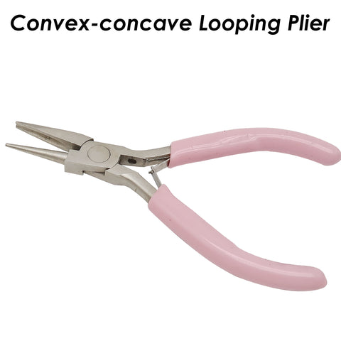 Convex-concave Pliers, Round Nose Pliers, Wire Looping Pliers for Wire Looping and Bending Tool, Mini Pliers for DIY Jewelry Making Tool