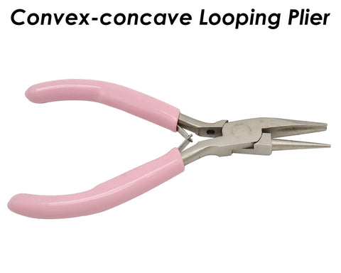 Convex-concave Pliers, Round Nose Pliers, Wire Looping Pliers for Wire Looping and Bending Tool, Mini Pliers for DIY Jewelry Making Tool