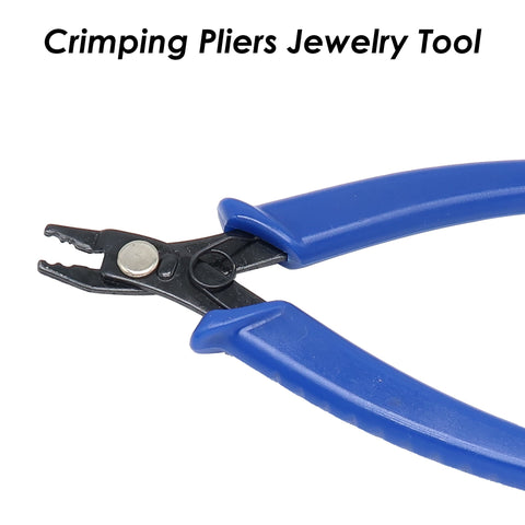 Crimping Pliers for Crimp Beads & Tubes, Crimp Pliers with Angled Nose, Pliers for Crimp Beads, DIY Jewelry Making Tools