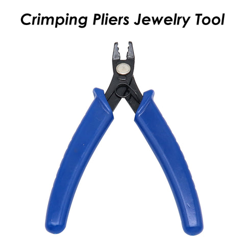 Crimping Pliers for Crimp Beads & Tubes, Crimp Pliers with Angled Nose, Pliers for Crimp Beads, DIY Jewelry Making Tools