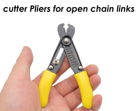 Chain Cutter Plier, Wire Cutting Pliers, DIY Jewelry Making Tool EASY to Open Chain Links, Big Chain Cutter for The chains of Open Links