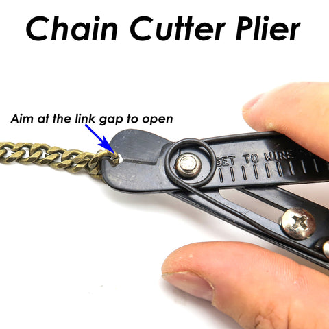 Chain Cutter Plier, Wire Cutting Pliers, DIY Jewelry Making Tool EASY to Open Chain Links, Big Chain Cutter for The chains of Open Links