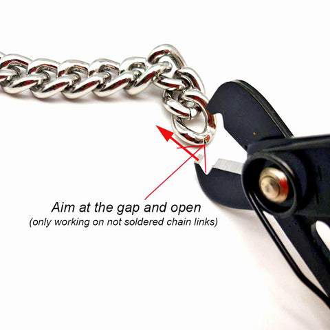 Chain Cutter Plier, Wire Cutting Pliers, DIY Jewelry Making Tool EASY to Open Chain Links, Big Chain Cutter for The chains of Open Links