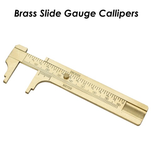 Brass Sliding Gauge Caliper Millimeter Bead Measuring Tools, Slide Guge, Slide Callipers