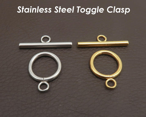 Stainless Steel Toggle Clasp Gold Silver Wholesale Jewelry Findings Toggle Clasps for Necklace or Bracelet Making