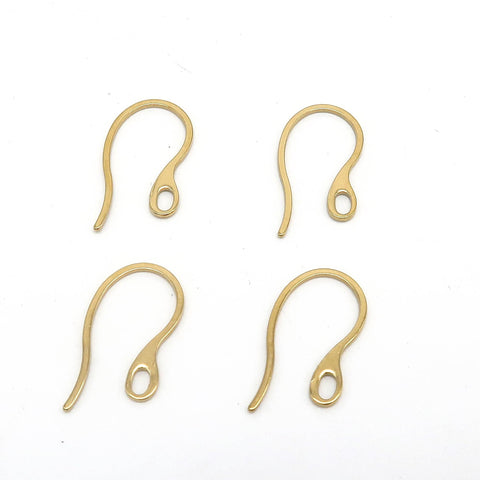 Surgical Steel Earring Hooks, Bulk Wholesale Stainless Steel Ear Wires Gold Silver Hypoallergenic Tarnish Free