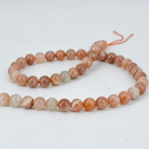 Sunstone Beads, Natural Stone Beads, Genuine Stone Loose Beads, Round Sun Stone Gemstone Beads for Necklace Bracelet Jewelry Making