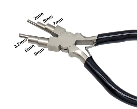 6 Step Wire Looping Pliers, Bail Making Pliers, DIY Beading Tools, Wire Bending Tool for Jewelry Making