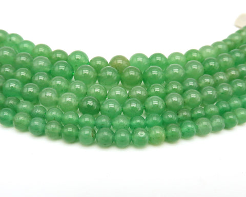 Natural Green Aventurine Beads 4mm 6mm 8mm 10mm 12mm Round Natural Green Jade Bead Gemstones for Bracelets Jewelry Making