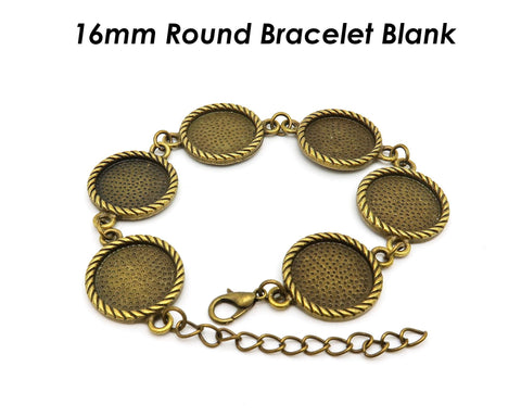 10x25mm Bezel Bracelet Blanks for Jewelry Making, Rectangle Blank Bracelet Setting, Bracelet Base 10x25mm Bracelet Bezel Blank