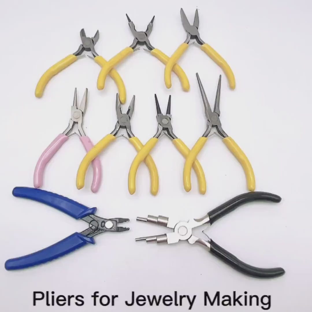 Convex-concave Pliers, Round Nose Pliers, Wire Looping Pliers for Wire Looping and Bending Tool, Mini Pliers for DIY Jewelry Making Tool