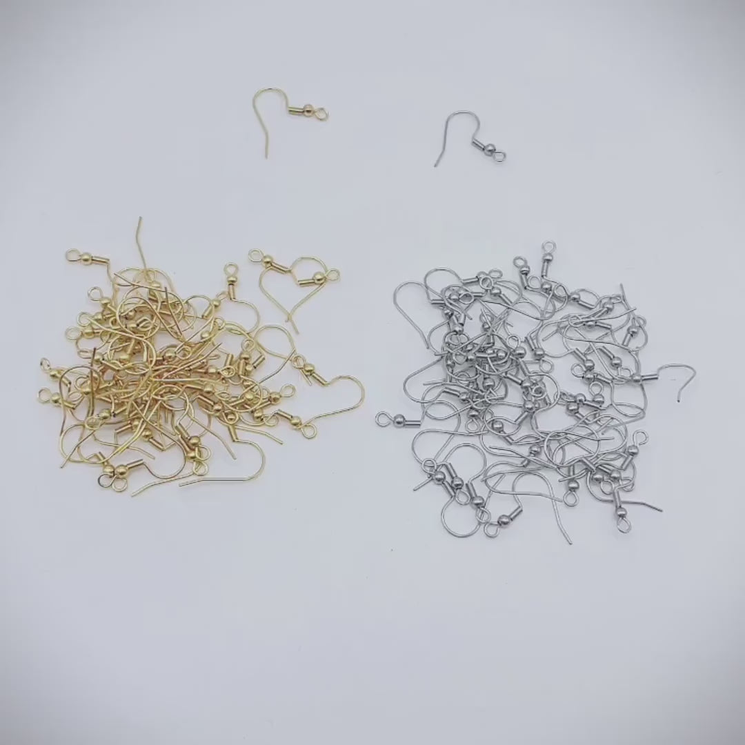 338Pcs Earring Findings Kit - Stainless Steel Hooks, Jump Rings & Silicone Backs